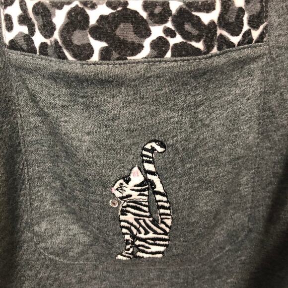 Needle & Threads Vintage Animal Print Full Zip Cardigan Size M - Picture 6 of 11